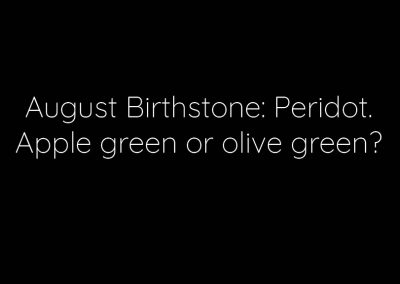 August-Birthstone