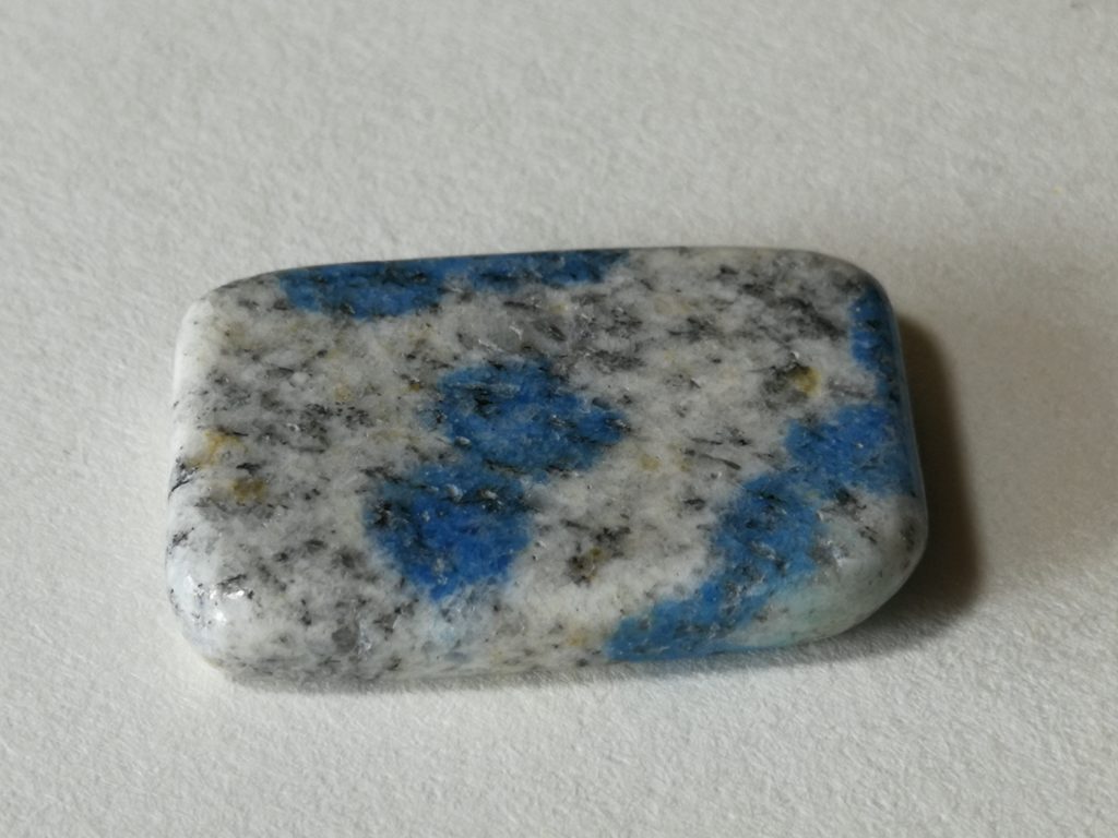 Granite with Azurite $18-